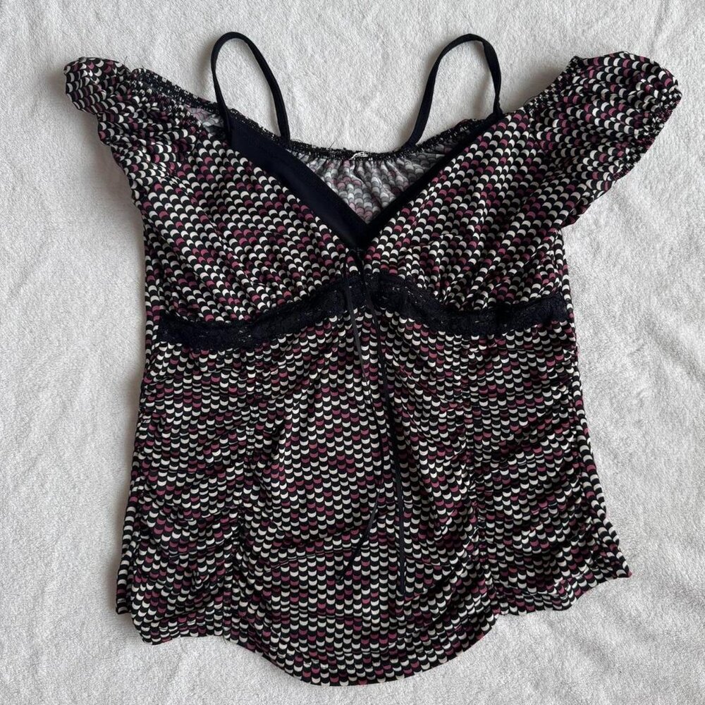 Y2K Patterned Tank Top - Picture 4 of 7